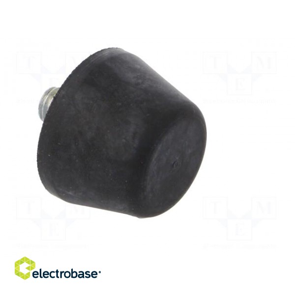 Vibroisolation foot | Ø: 32mm | Shore hardness: 40±5 | 492N | 89N/mm фото 8