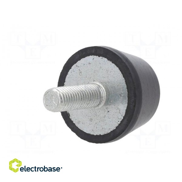 Vibroisolation foot | Ø: 32mm | Shore hardness: 70±5 | 813N | 148N/mm фото 6