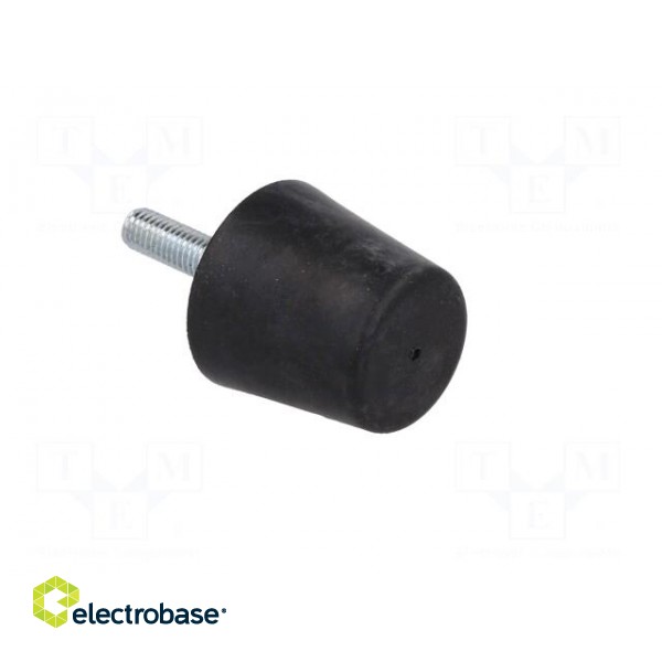 Vibroisolation foot | Ø: 38mm | Shore hardness: 55±5 | 1117N | 128N/mm paveikslėlis 8