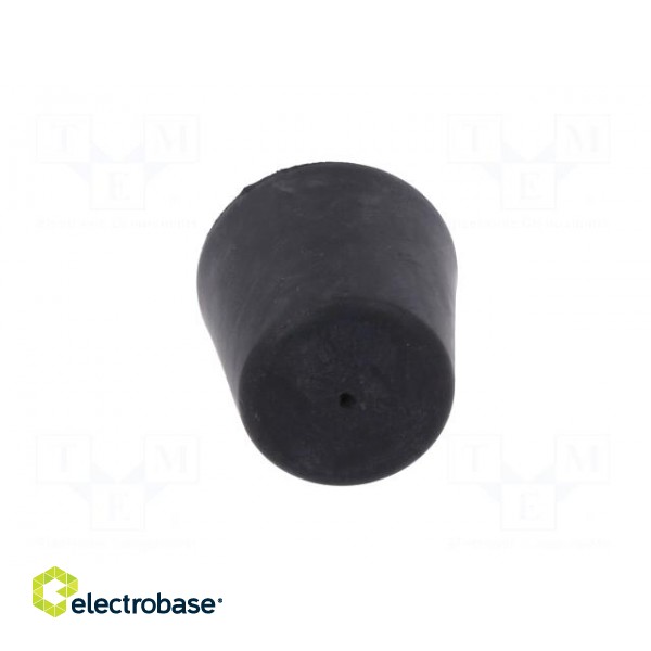 Vibroisolation foot | Ø: 38mm | Shore hardness: 55±5 | 1117N | 128N/mm фото 9