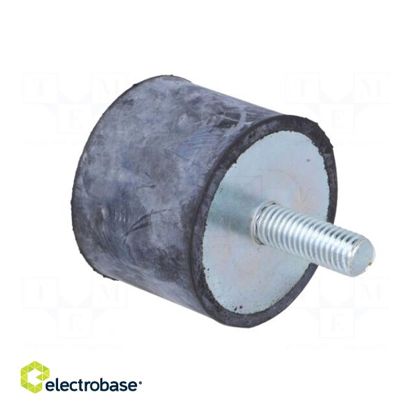 Vibroisolation foot | Ø: 40mm | H: 30mm | Shore hardness: 55±5 | 1600N фото 4