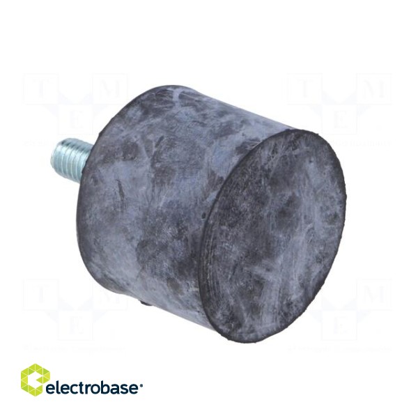 Vibroisolation foot | Ø: 40mm | H: 30mm | Shore hardness: 55±5 | 1600N фото 8