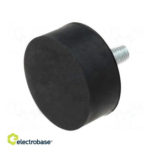 Vibroisolation foot | Ø: 50mm | H: 20mm | Shore hardness: 55±5 | 2587N