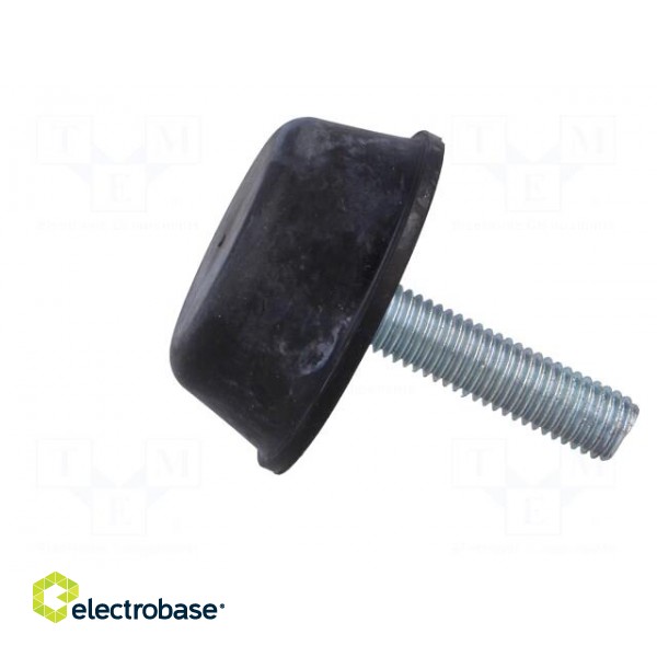 Vibroisolation foot | Ø: 50mm | Shore hardness: 40±5 | 1843N | 369N/mm фото 3