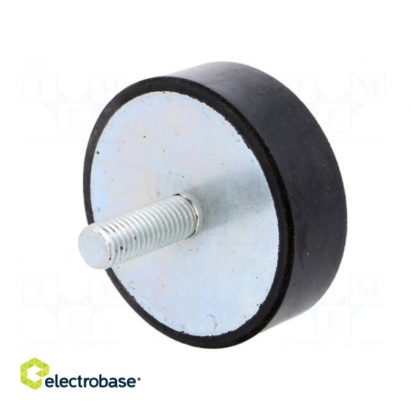 Vibroisolation foot | Ø: 60mm | H: 20mm | Shore hardness: 55±5 | 2.28kN image 6