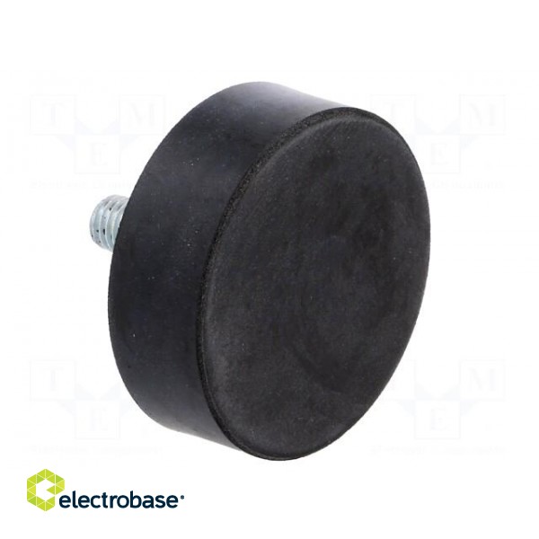 Vibroisolation foot | Ø: 60mm | H: 20mm | Shore hardness: 55±5 | 2.28kN image 8