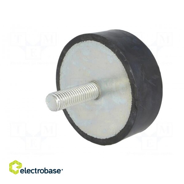 Vibroisolation foot | Ø: 75mm | H: 25mm | Shore hardness: 70±5 | 5370N image 6
