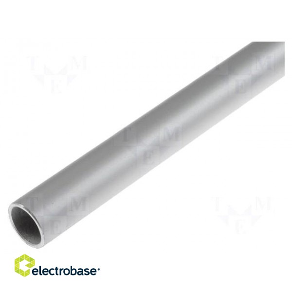 Connecting tubes | D: 12mm | L: 1m | aluminium | oval