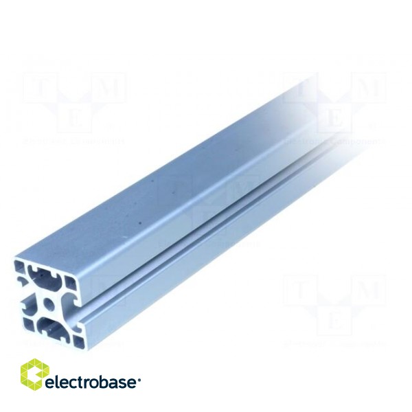 Connecting tubes | Width of the groove: 8mm | W: 40mm | H: 40mm | L: 2m