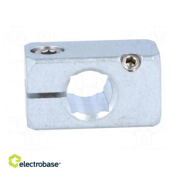 Mounting coupler | D: 12mm | S: 10mm | W: 20mm | H: 20mm | L: 35.5mm image 3