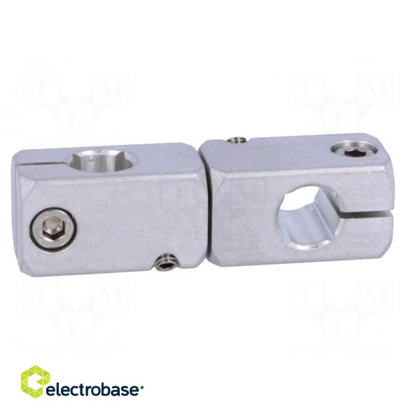 Mounting coupler | twistable | D: 12mm | S: 10mm | W: 20mm | H: 20mm image 3