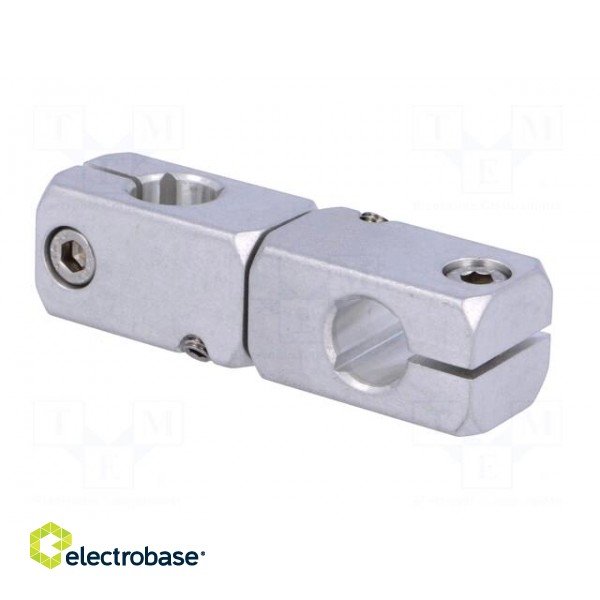Mounting coupler | twistable | D: 12mm | S: 10mm | W: 20mm | H: 20mm image 4