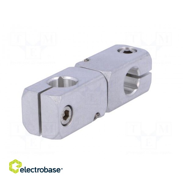 Mounting coupler | twistable | D: 12mm | S: 10mm | W: 20mm | H: 20mm image 2