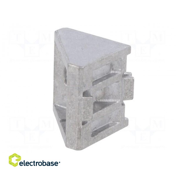 Angle bracket | for profiles | Width of the groove: 8mm | W: 29mm image 3