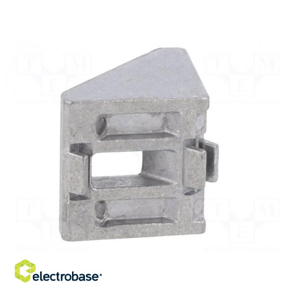 Angle bracket | for profiles | Width of the groove: 8mm | W: 29mm фото 4