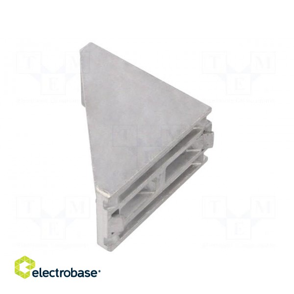 Angle bracket | for profiles | Width of the groove: 10mm | W: 38mm image 2