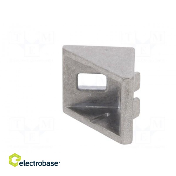 Angle bracket | for profiles | Width of the groove: 5mm | W: 18mm image 2