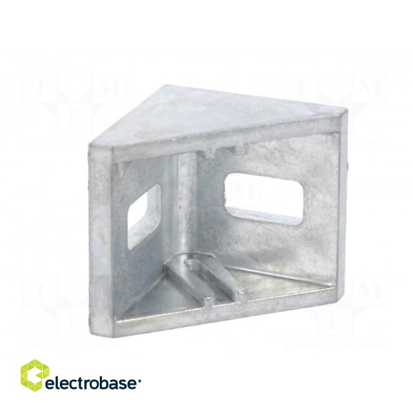 Angle bracket | for profiles | Width of the groove: 8mm | W: 28mm paveikslėlis 9