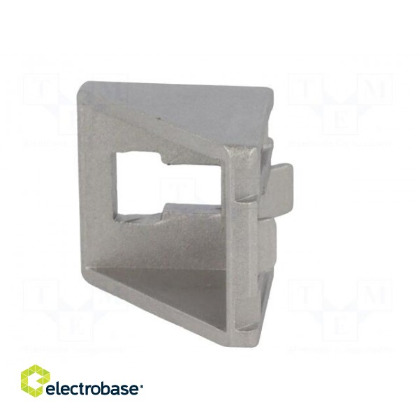 Angle bracket | for profiles | Width of the groove: 10mm | W: 38mm фото 6