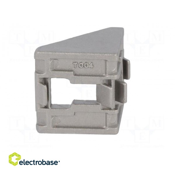 Angle bracket | for profiles | Width of the groove: 10mm | W: 38mm paveikslėlis 6