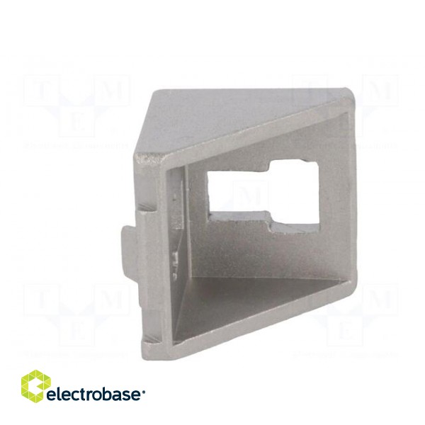 Angle bracket | for profiles | Width of the groove: 10mm | W: 38mm фото 2