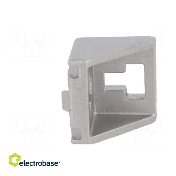 Angle bracket | for profiles | Width of the groove: 10mm | W: 43mm image 2