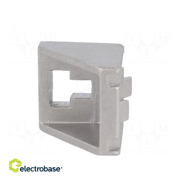 Angle bracket | for profiles | Width of the groove: 10mm | W: 43mm paveikslėlis 4