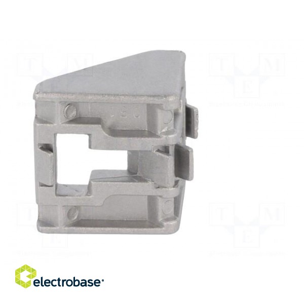 Angle bracket | for profiles | Width of the groove: 10mm | W: 43mm paveikslėlis 6