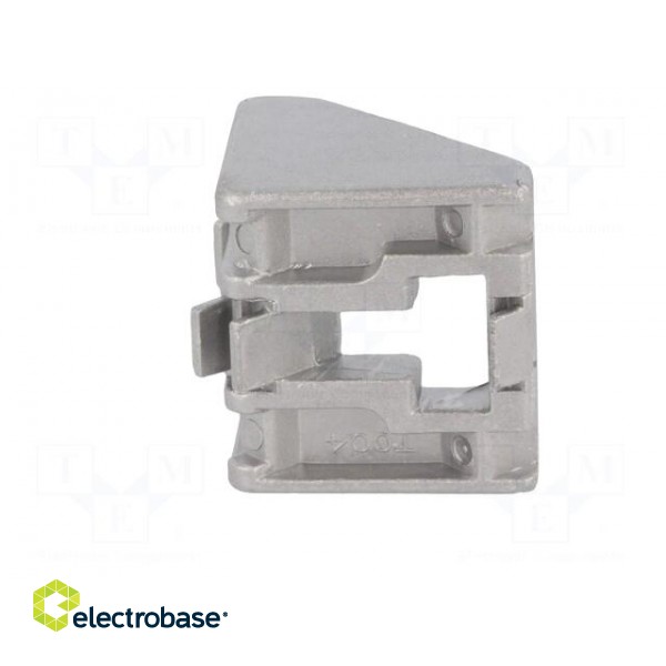 Angle bracket | for profiles | Width of the groove: 10mm | W: 43mm paveikslėlis 8