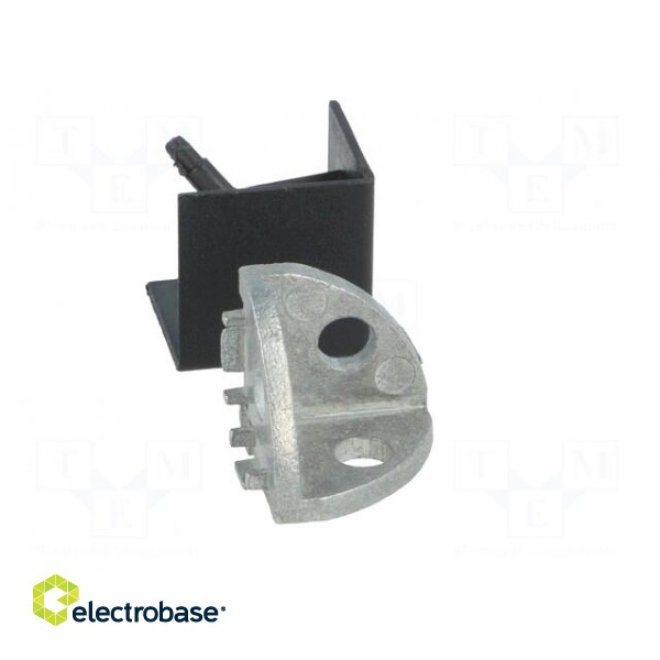 Angle bracket | for profiles | Width of the groove: 5mm | aluminium фото 7