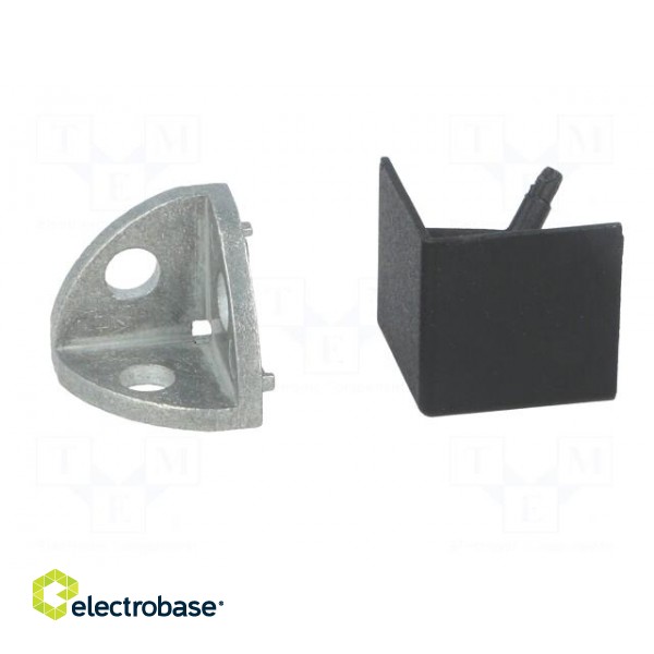 Angle bracket | for profiles | Width of the groove: 5mm | aluminium image 9