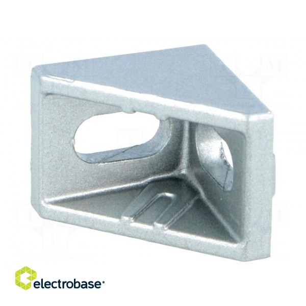 Angle bracket | for profiles | Width of the groove: 5mm | W: 17mm paveikslėlis 1