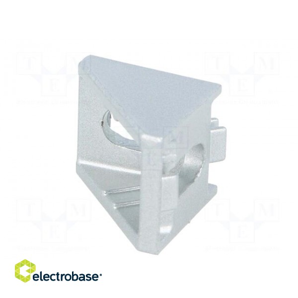 Angle bracket | for profiles | Width of the groove: 5mm | W: 17mm paveikslėlis 3