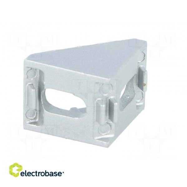 Angle bracket | for profiles | Width of the groove: 5mm | W: 17mm paveikslėlis 5