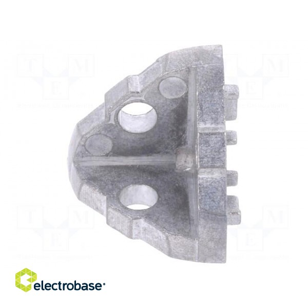 Angle bracket | for profiles | Width of the groove: 6mm | W: 27.5mm image 1