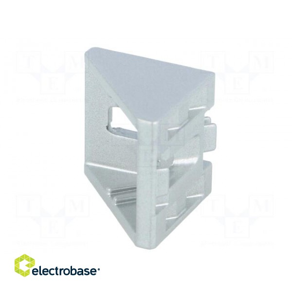 Angle bracket | for profiles | Width of the groove: 6mm | W: 28mm image 3