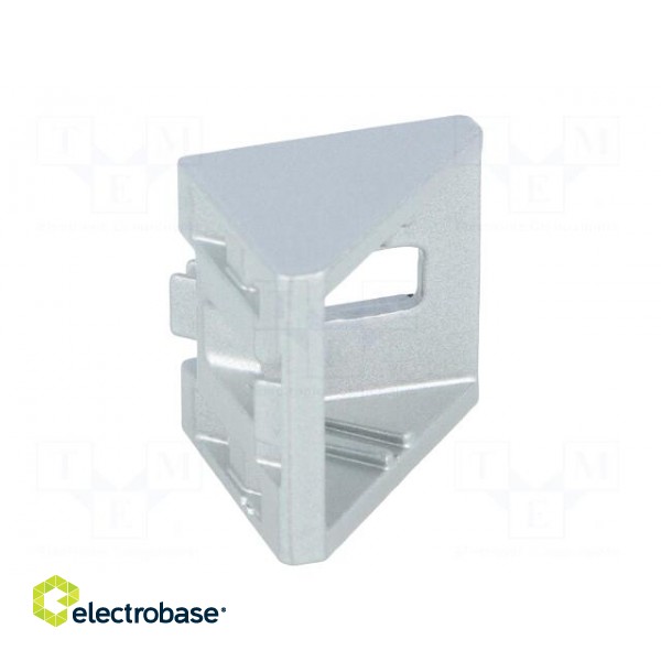 Angle bracket | for profiles | Width of the groove: 6mm | W: 28mm фото 8