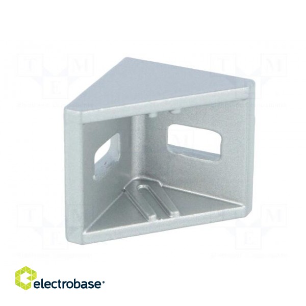 Angle bracket | for profiles | Width of the groove: 6mm | W: 28mm фото 9