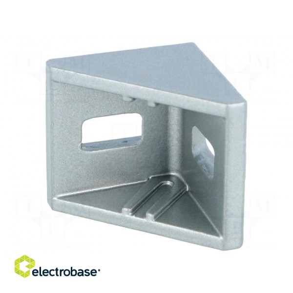 Angle bracket | for profiles | Width of the groove: 6mm | W: 28mm image 1