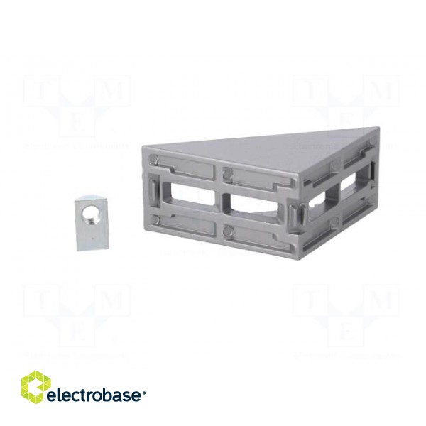 Angle bracket | for profiles | Width of the groove: 8mm | Size: 40mm image 5