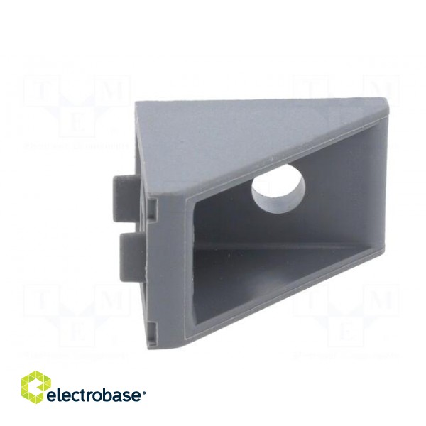 Angle bracket | for profiles | Width of the groove: 8mm | W: 25mm фото 8