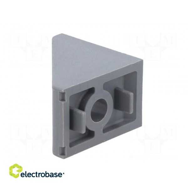 Angle bracket | for profiles | Width of the groove: 8mm | W: 25mm image 3