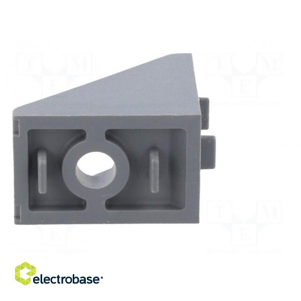 Angle bracket | for profiles | Width of the groove: 8mm | W: 25mm image 4