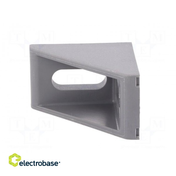 Angle bracket | for profiles | Width of the groove: 8mm | W: 25mm paveikslėlis 4