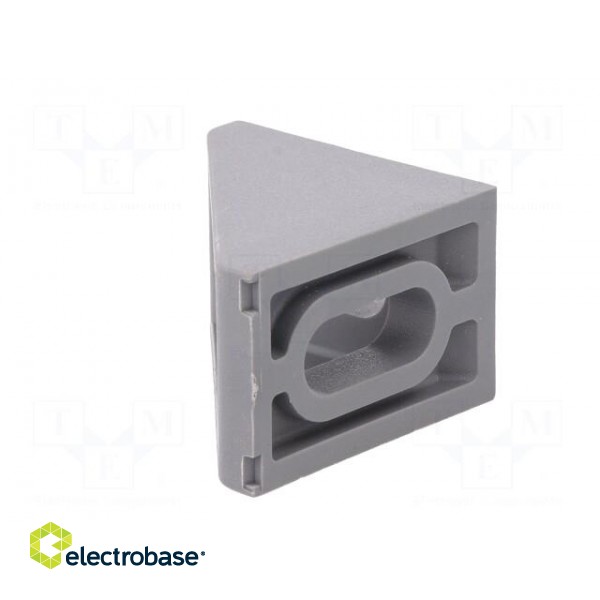 Angle bracket | for profiles | Width of the groove: 8mm | W: 25mm paveikslėlis 5