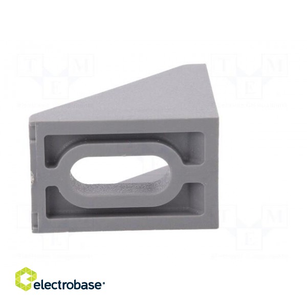 Angle bracket | for profiles | Width of the groove: 8mm | W: 25mm фото 6
