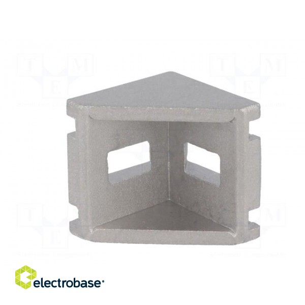 Angle bracket | for profiles | Width of the groove: 8mm | W: 28mm paveikslėlis 3