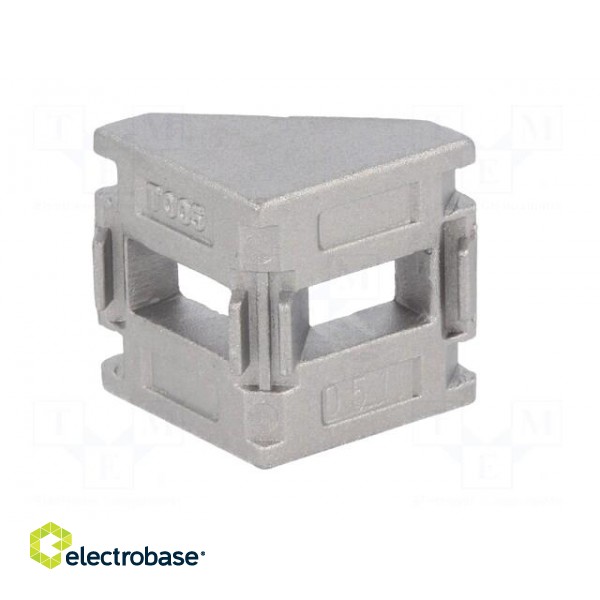 Angle bracket | for profiles | Width of the groove: 8mm | W: 28mm paveikslėlis 3