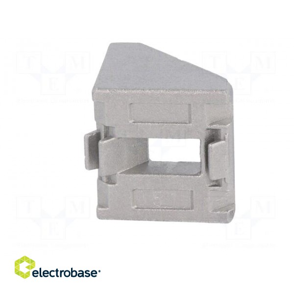 Angle bracket | for profiles | Width of the groove: 8mm | W: 28mm paveikslėlis 4