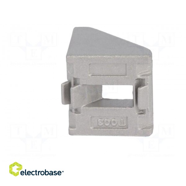 Angle bracket | for profiles | Width of the groove: 8mm | W: 28mm paveikslėlis 8